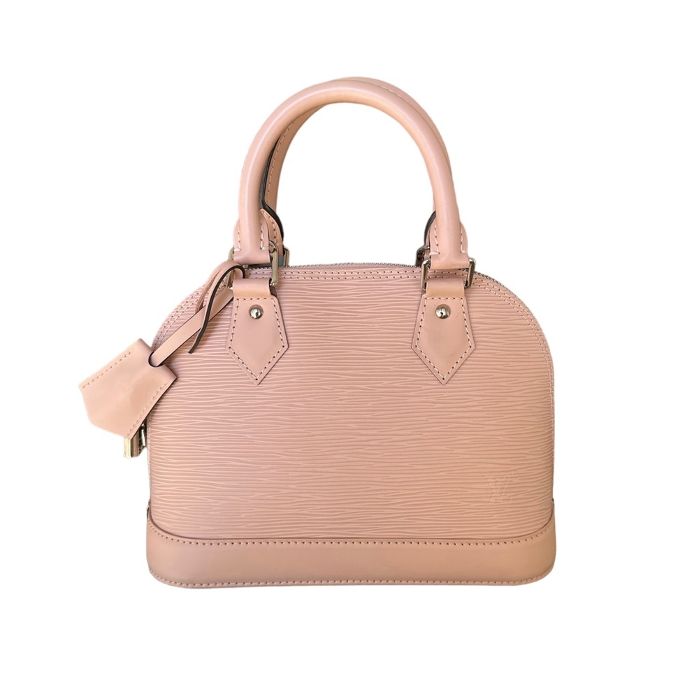 Louis Vuitton Epi Alma BB Rose Ballerine